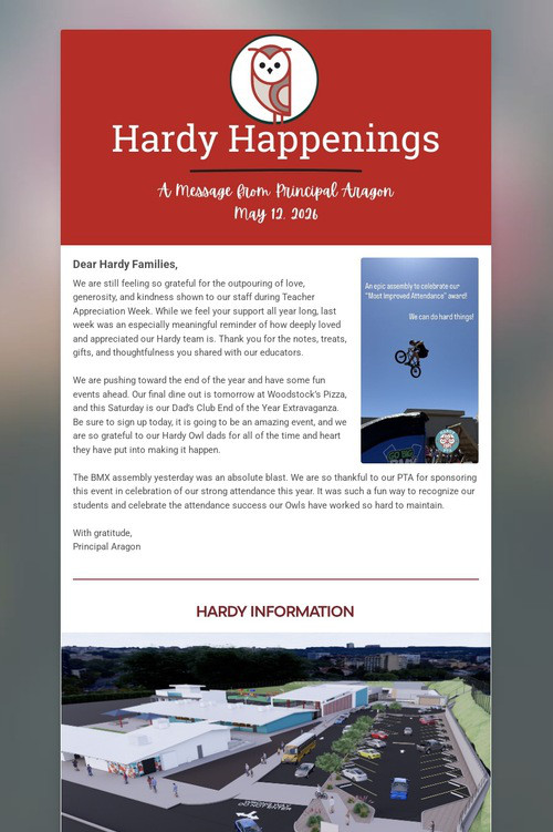 Hardy Happenings
