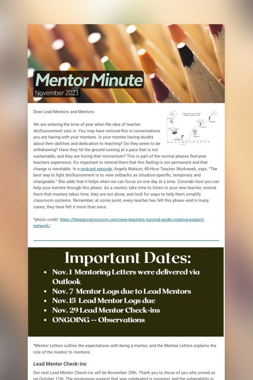 Mentor Minute
