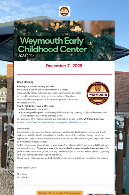 Weymouth Early Childhood Center