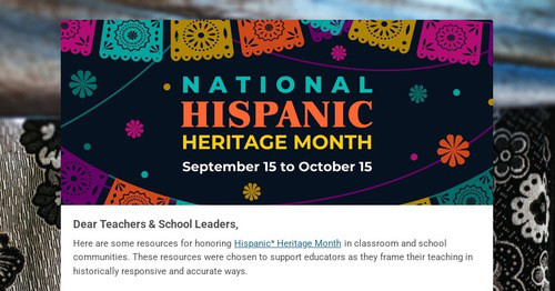 National Hispanic Heritage Month