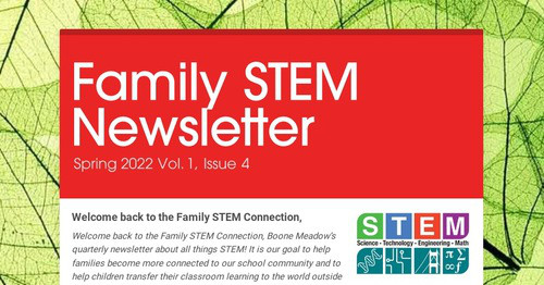 Family STEM Newsletter
