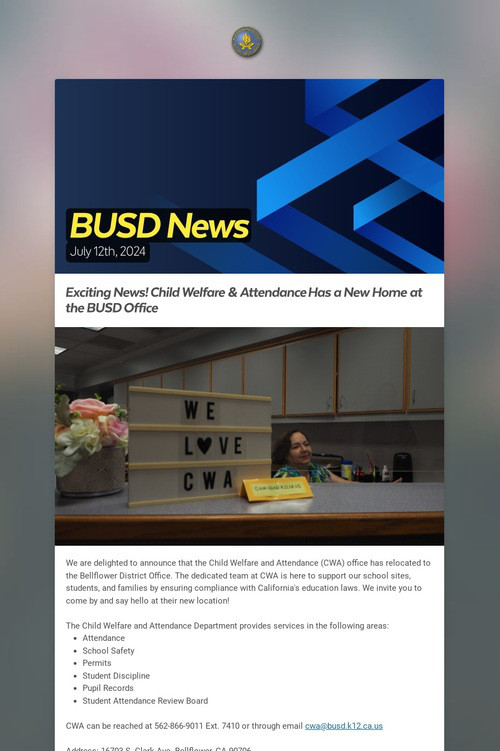 BUSD News