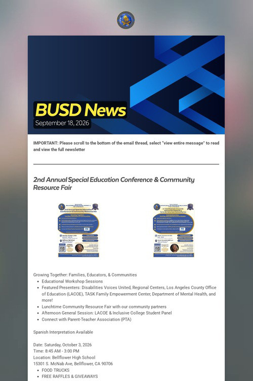 BUSD News