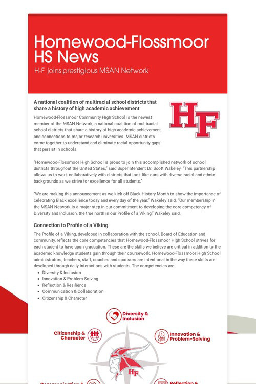 Homewood-Flossmoor HS News