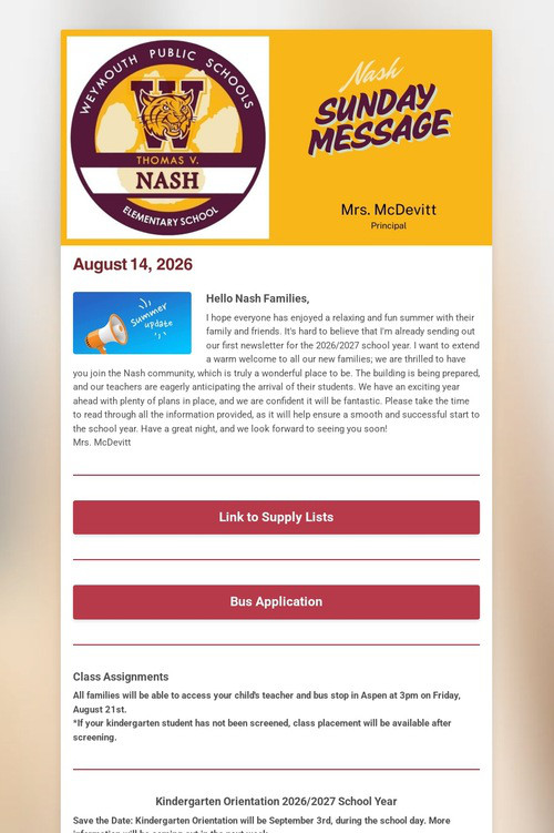 Nash Sunday Smores