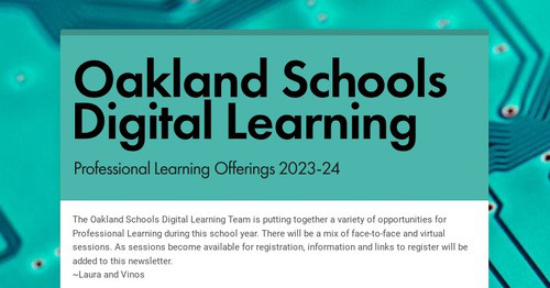 Oakland Schools Digital Learning