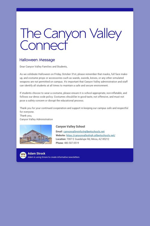 The Canyon Valley Connect