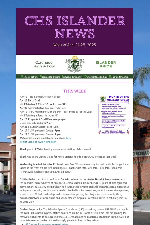 CHS Islander News