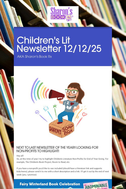 Children's Lit Newsletter 12/12/25