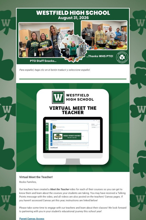 WHS Newsletter