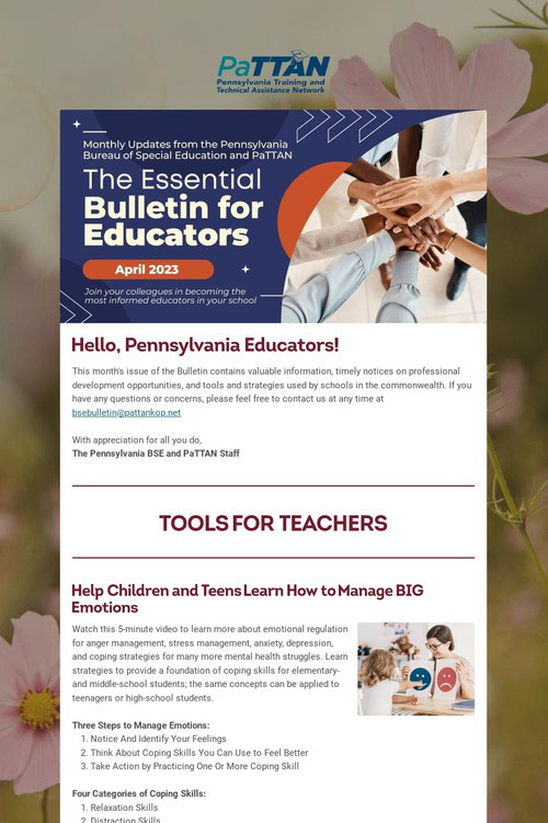 Essential Bulletin for Educators
