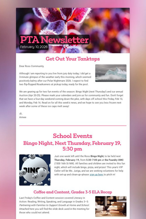 PTA Newsletter