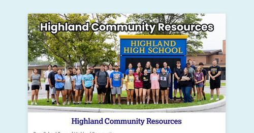 Highland Community Resources