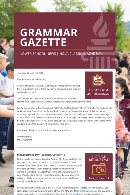 GRAMMAR GAZETTE