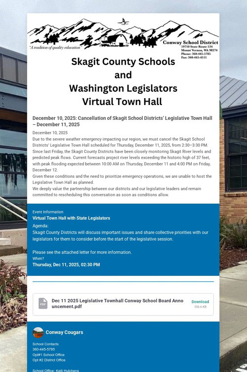 Legislative Town Hall