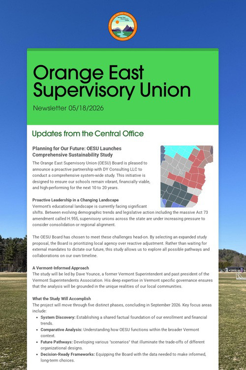 Orange East Supervisory Union