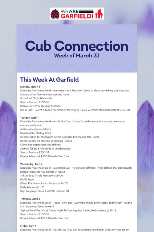 Cub Connection
