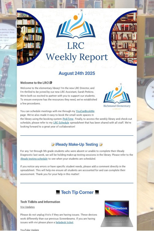 LRC Weekly Update