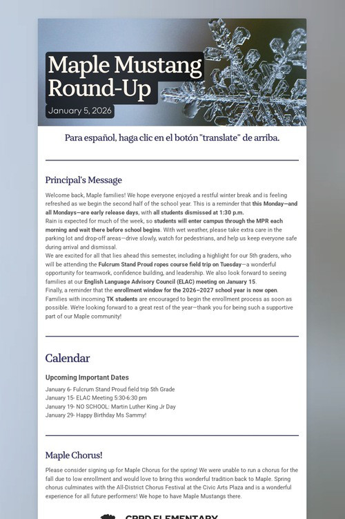 Maple Mustang Round-Up