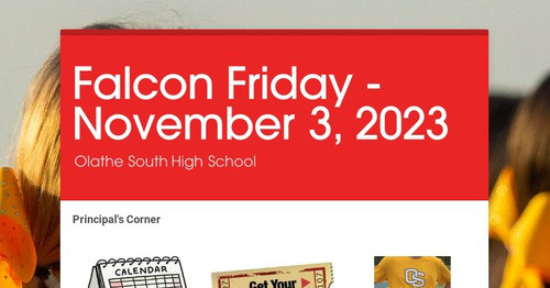 Falcon Friday - November 4, 2022
