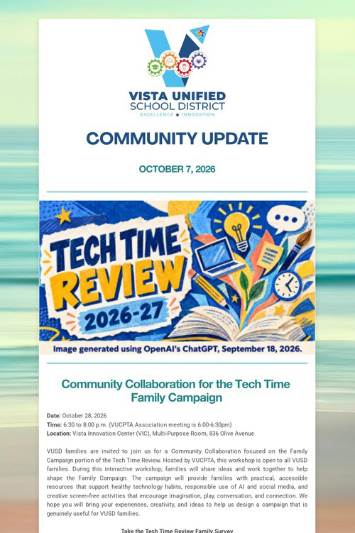 Community Update