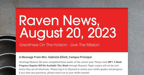 Raven News, August 20, 2023