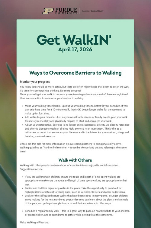 Get WalkIN'
