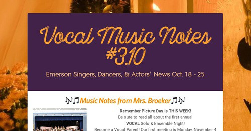 Vocal Music Notes #3.10