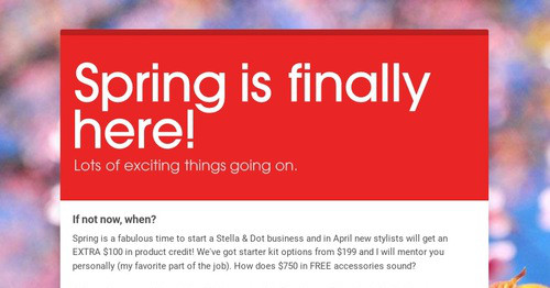 Design newsletters to spread the word online | Smore