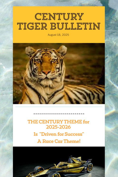 CENTURY              TIGER BULLETIN