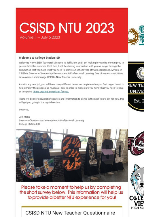 CSISD NTU 2023