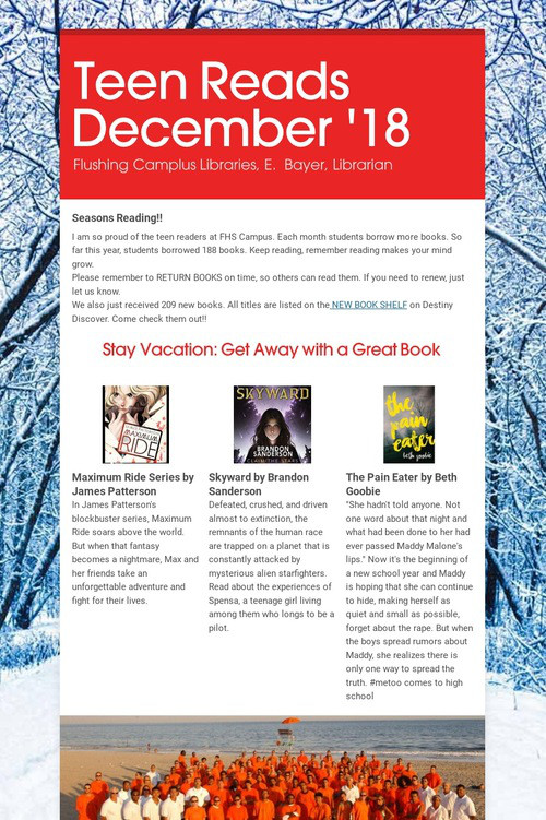 Teen Reads  December '18