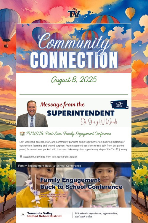 TVUSD COMMUNITY CONNECTION