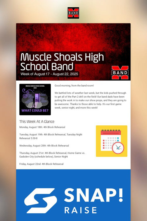 Muscle Shoals High School Band