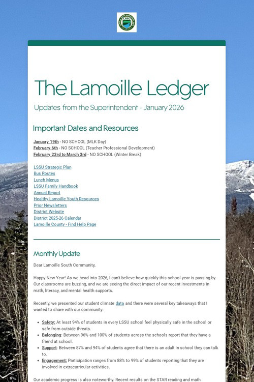 The Lamoille Ledger