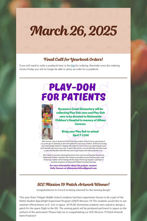 March 26, 2025