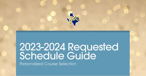 2023 2024 Requested Schedule Guide Smore Newsletters