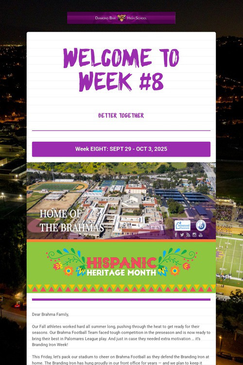 Welcome To Week #8