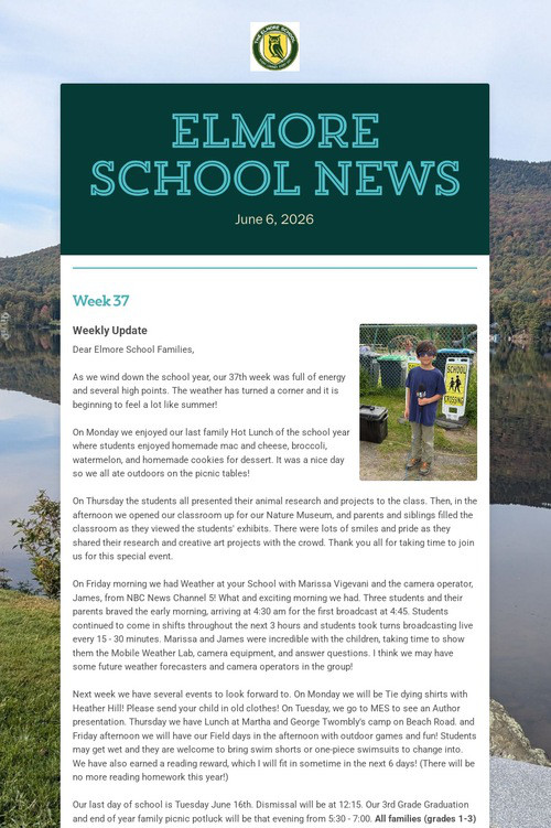 ELMORE School News
