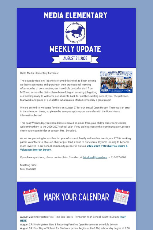 MES Weekly Update