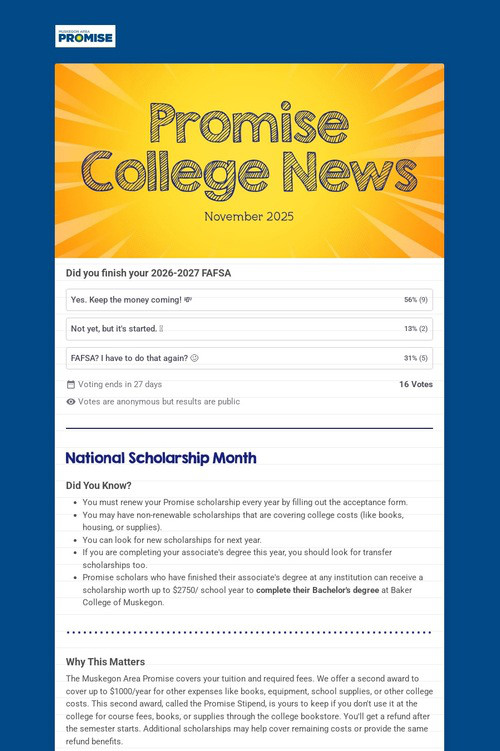 Promise College News