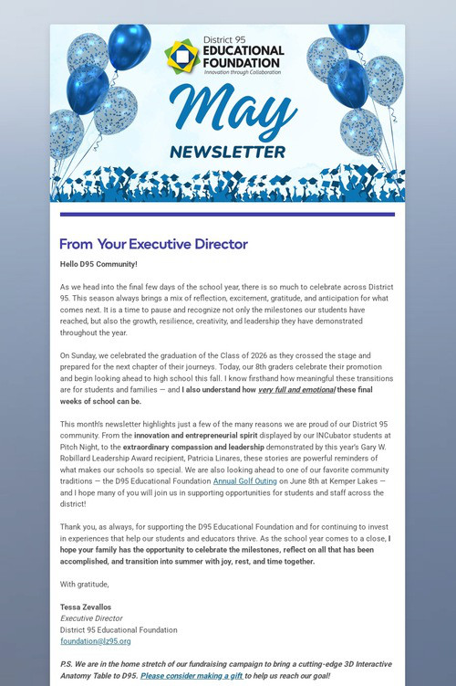May Newsletter
