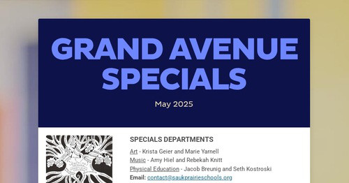 GRAND AVENUE SPECIALS