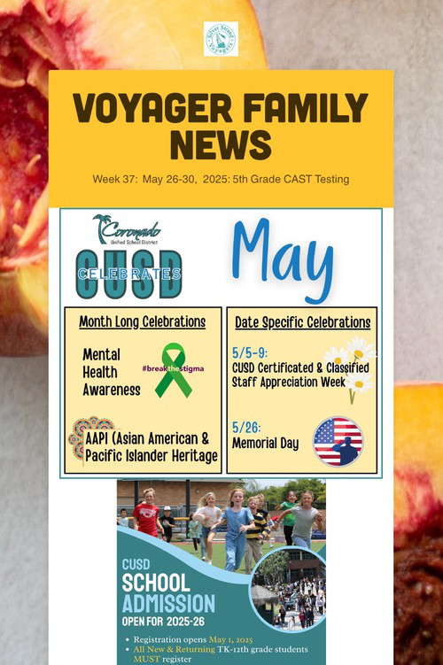 Voyager Family News