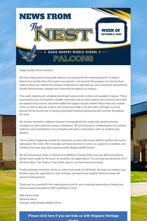 News from the Nest