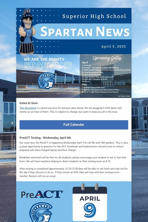 SHS Family News