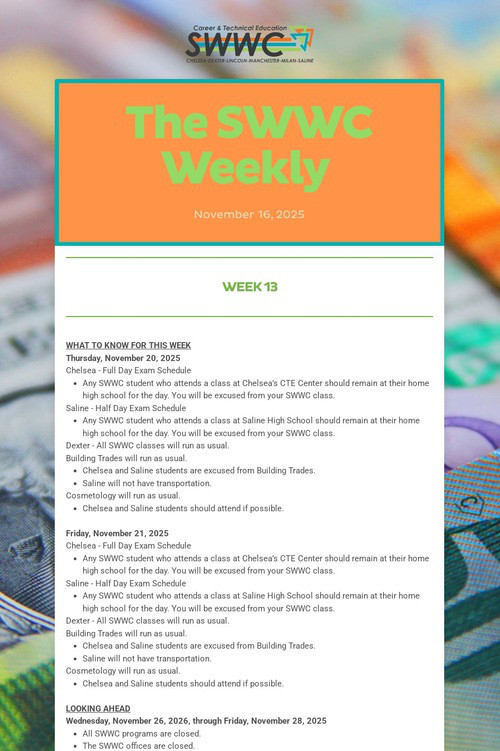 The SWWC Weekly