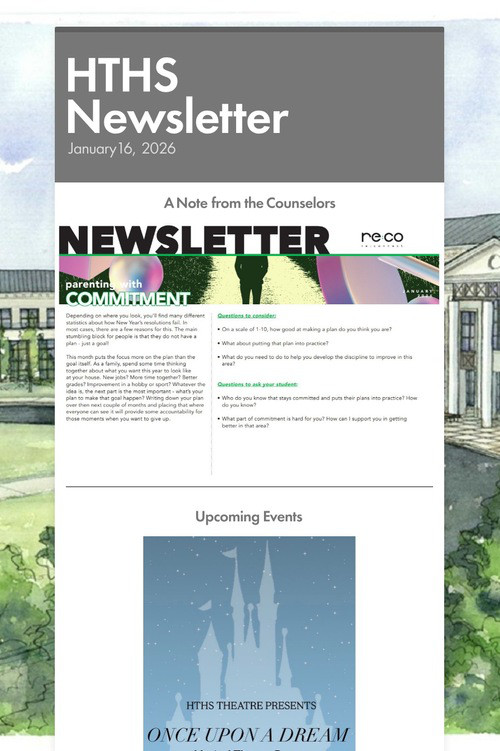 HTHS Newsletter