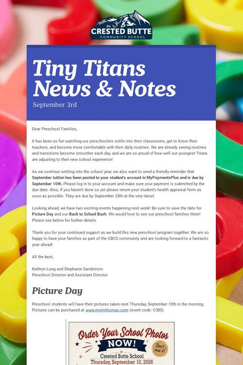 Tiny Titans News & Notes
