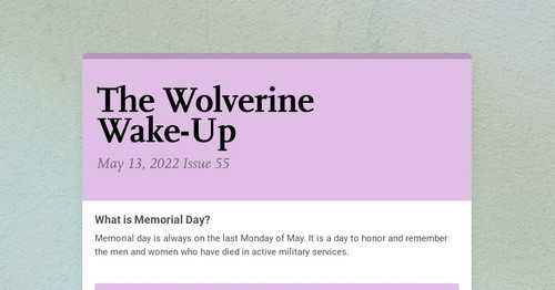 The Wolverine Wake-Up
